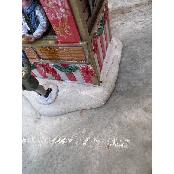 Lemax Pretzel Stand Christmas Village RARE xmas snow food stand decor Pretzels - Picture 9 of 15